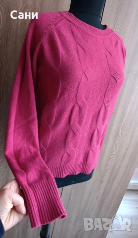 Розов дебел пуловер , снимка 5 - Блузи с дълъг ръкав и пуловери - 52591600