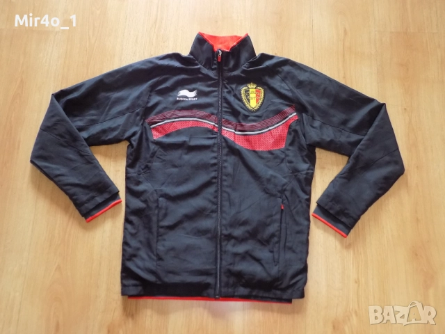 горнище belgium burrda sport яке суитчър блуза фанела мъжко футболно спортно оригинално M
