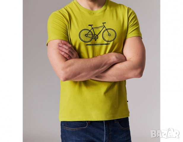 Жълто-зелена мъжка памучна тениска марка Tatuum , снимка 1 - Тениски - 31589476
