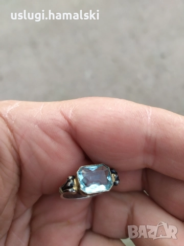 Стар сребърен пръстен, снимка 4 - Антикварни и старинни предмети - 52838971