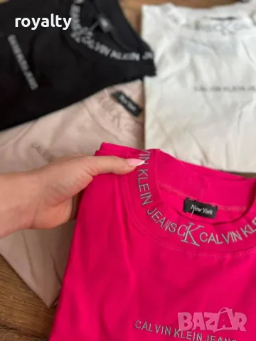 Calvin Klein Jeans дамски тениски Различни цветове , снимка 9 - Тениски - 49890140
