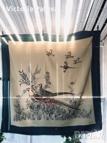 Дизайнерски шал 120см/120см, снимка 4 - Шалове - 29846815