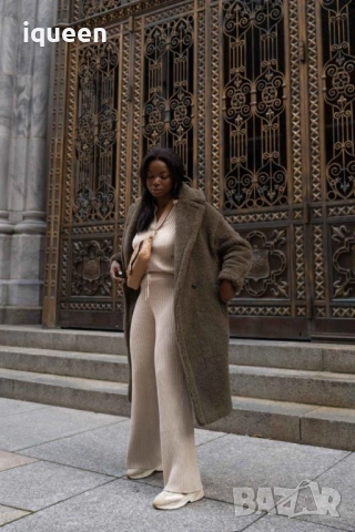 Teddy Bear палто в сиво