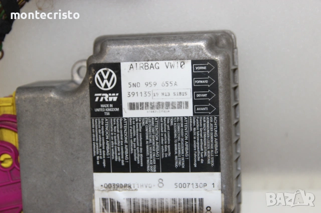 Централа airbag VW Passat B6 (2005-2011г.) 5N0959655A / 5N0 959 655 A / 5N0 959 655A, снимка 2 - Части - 53980549