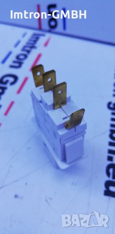 Превключвател с бутон  CHERRY F82 SPST 6/16 ампера, 125/250 vac, 30 VDC, F82AB120, снимка 5 - Други машини и части - 40731286