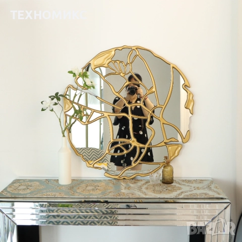 Декоративно дизайнерско огледало за стенен монтаж, снимка 18 - Декорация за дома - 51750829