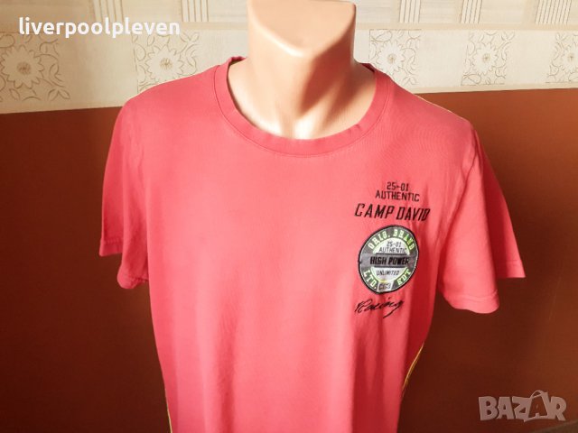 👉Camp David Original М ефектна, снимка 2 - Тениски - 37675169