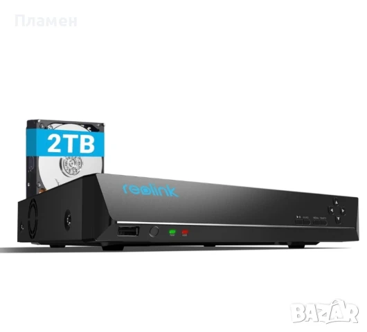 NVR Reolink RLN8-410 8 канален 8 MP + 2TB HDD