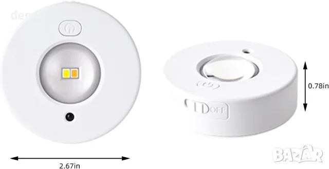 Кухненски лампи под шкаф Ruspela Акумулаторни, 6 броя, RGB, дистанционно, снимка 3 - Лед осветление - 49297382