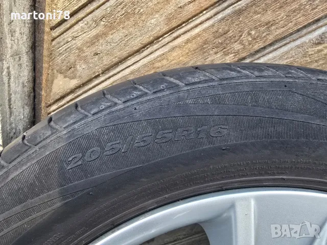 Комплект оригинални алуминиеви джанти за MAZDA 6, 16 цола 5х114.3, с летни гуми, снимка 6 - Гуми и джанти - 49766839