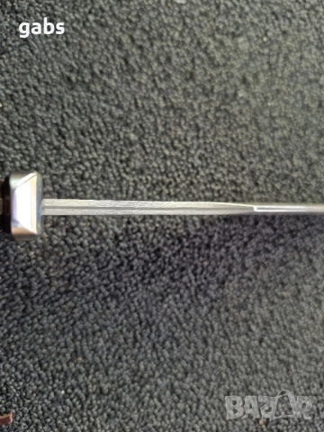 Масивен ловен нож BOWIE DAMASKUS с кания от телешки бланк,LN428, снимка 12 - Ножове - 52008269