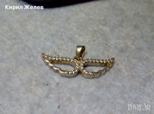 ДОМИНО МАСКА СКЪПОЦЕННА СРЕБЪРНА ВИСУЛКА СРЕБРО 925 с БЯЛА ПОЗЛАТА и ЦИРКОНИ АРТ МЕДАЛЬОН 47284, снимка 6 - Колиета, медальони, синджири - 49605850