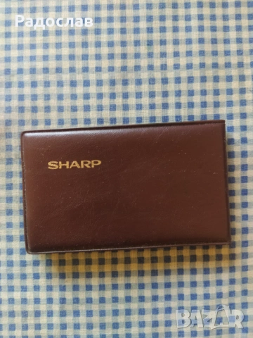 стар японски джобен калкулатор SHARP, снимка 6 - Друга електроника - 54245726