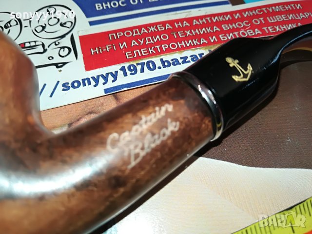 лула с лого и котва-нова дървена 1304231007, снимка 2 - Лули - 40354713