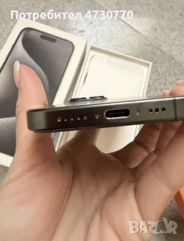 iPhone 15 pro черен , снимка 4 - Apple iPhone - 56536510