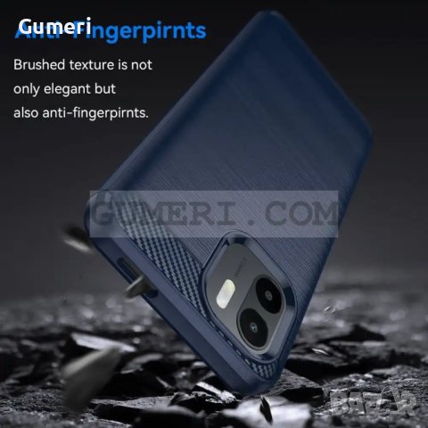 Xiaomi Redmi A2 Противоударен Силиконов Гръб - Карбон, снимка 4 - Калъфи, кейсове - 42648398