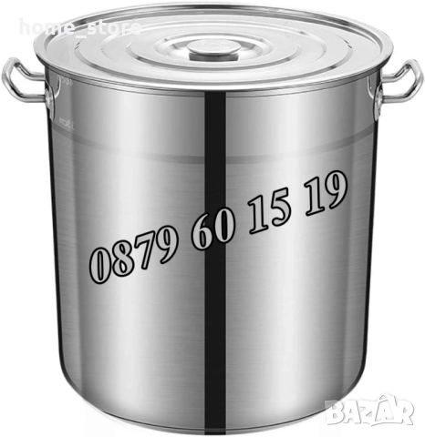 Неръждаеми Казани/Тенджери 50 л, казан 50 литра за готвене, снимка 2 - Съдове за готвене - 51854587