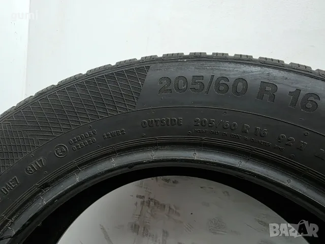 4бр зимни гуми 205/60/16 CONTINENTAL L06590 , снимка 6 - Гуми и джанти - 55852071
