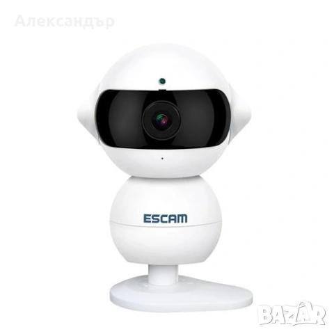 IP камера за нощно виждане 360 градуса ротационна аларма ESCAM Elf QF200 WiFi Двупосочно аудио, снимка 12 - IP камери - 54174857