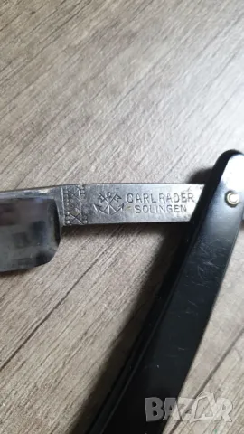 Рядък бръснач CARL RADER SOLINGEN, снимка 5 - Други ценни предмети - 47350577