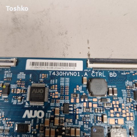 TCON BOARD T430HVN01.A, снимка 2 - Части и Платки - 40000104