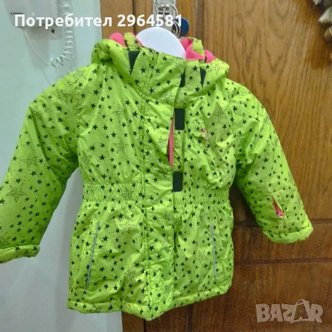 Зимно дебело яке за момичета размер 110, снимка 1
