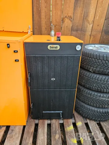 Котел Ferroli на дърва, въглища и пелети SFL4 33kW, снимка 10 - Отоплителни печки - 52174523