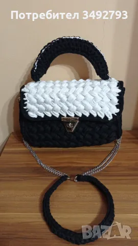 Дамски плетени чанти, снимка 2 - Чанти - 40683914