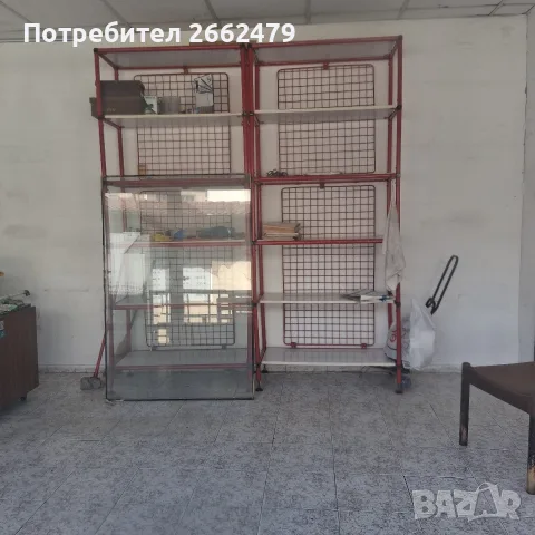 Продавам стелажи за книжарница. , снимка 2 - Стелажи и щандове - 56301097