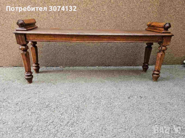 Масивна дъбова пейка, снимка 2 - Дивани и мека мебел - 52902827