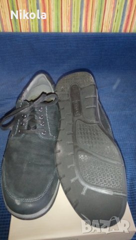Мъжки велурени - кожени обувки LASOCKI нови! №44, снимка 9 - Ежедневни обувки - 29639337
