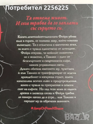 Двор от рози и бодли, снимка 5 - Художествена литература - 51642355