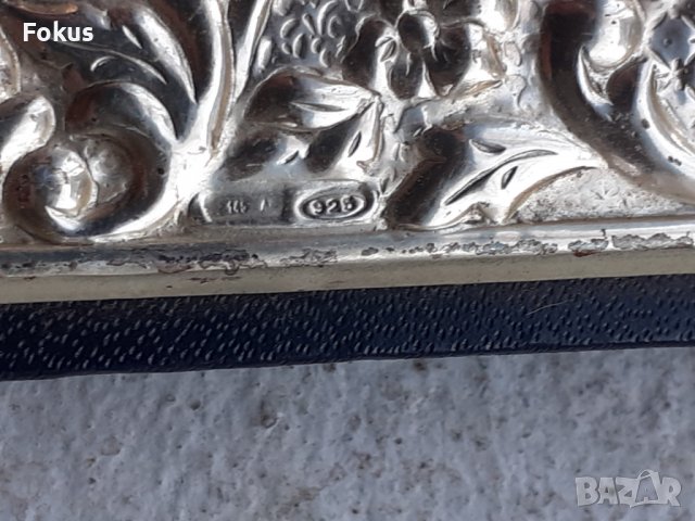 Старо дожбно тефтерче с сребърна корица 925, снимка 6 - Антикварни и старинни предмети - 38999944