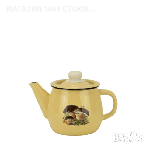 Емайлиран Чайник за Топла Вода 1.0 Л. 