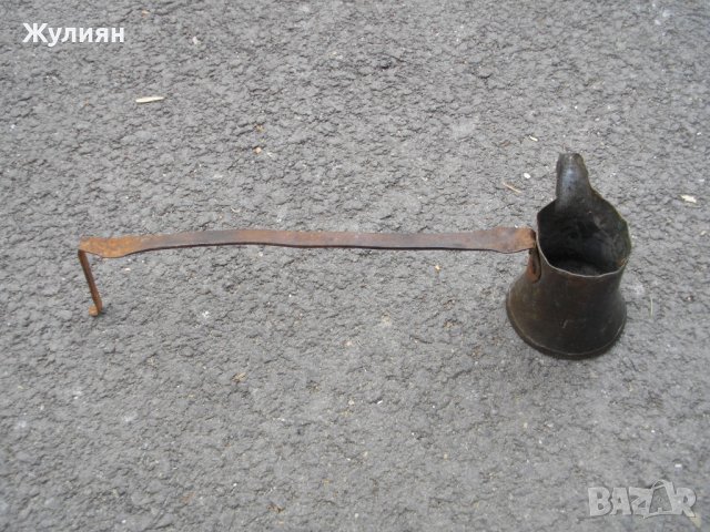 АВТЕНТИЧНО МЕДНО ДЖЕЗВЕ БАКЪРЕНО КАФЕНИК КАФЕ ПЯСЪК, снимка 3 - Антикварни и старинни предмети - 44228773