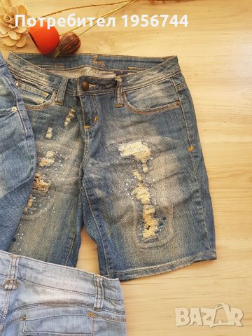 Дънчени панталони#S/M, снимка 6 - Къси панталони и бермуди - 33859524