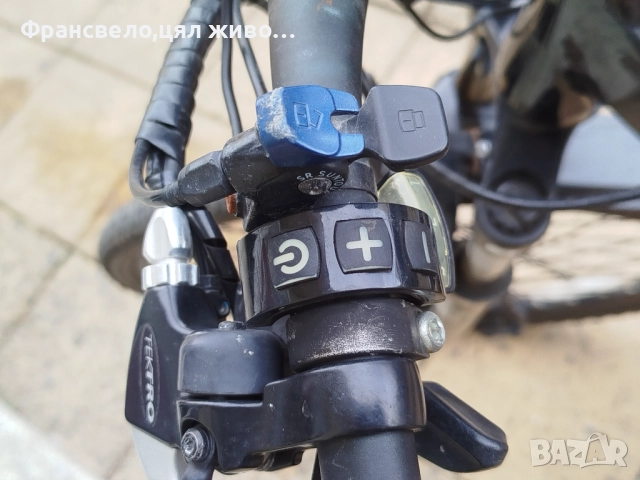 26 цола алуминиев електрически велосипед колело работи на подпомагане и ръчна газ с лек проблем бате, снимка 2 - Велосипеди - 52534628