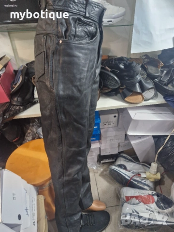 Мото панталон естествена кожа , снимка 2 - Аксесоари и консумативи - 54166559