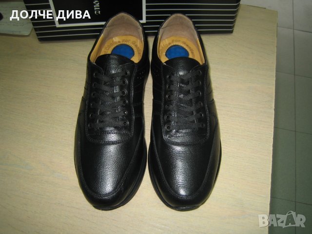 НАМАЛЕНИЕ-Мъжки обувки естествена кожа м.350 черни, снимка 2 - Ежедневни обувки - 34285043