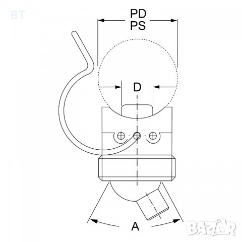 Сферични дюзи (разпръсквач ) за монтаж върху тръби., снимка 12 - Резервни части за машини - 31588735