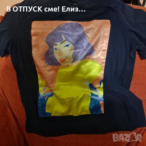 Тениска с арт апликация , снимка 1