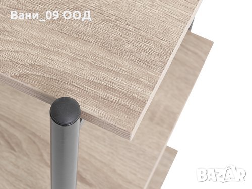 Етажерка на 3 етажа-дърво и метал, снимка 3 - Етажерки - 31225991