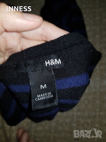 Дамска Блуза H&M тънко плетиво, снимка 3 - Блузи с дълъг ръкав и пуловери - 29944251