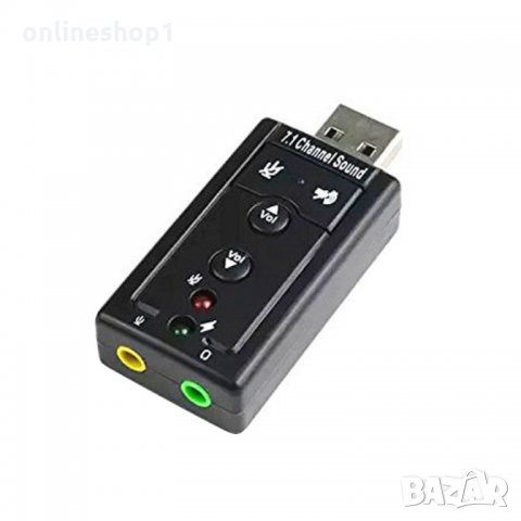 Звукова карта USB Sound Card 7.1, снимка 1
