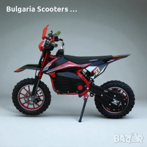 Детски Електрически Кросов Мотор MX Sport 1200W - Red, снимка 3 - Мотоциклети и мототехника - 51260002