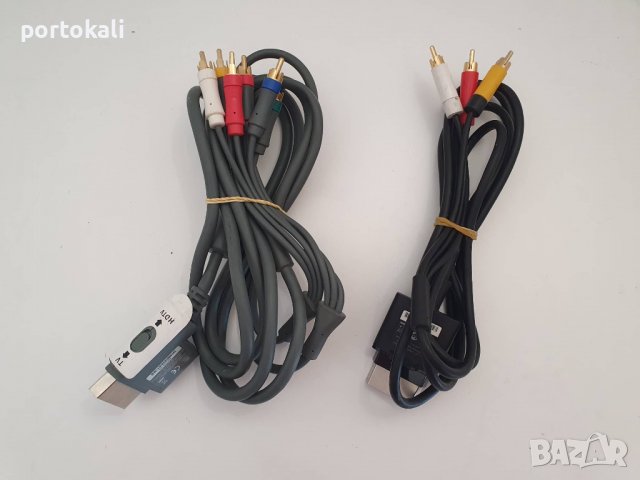 AV кабели за XBOX 360 ексбокс аудио видео кабел , снимка 3 - Аксесоари - 37624036