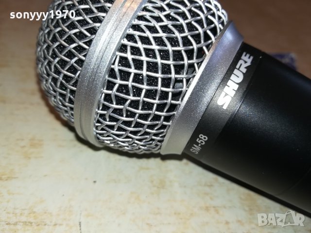 SHURE SM-58 PROFI MIC ВНОС GERMANY 1301221229, снимка 5 - Микрофони - 35422555