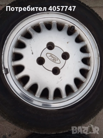 4 броя гуми с джанти за Форд , снимка 2 - Гуми и джанти - 52680719