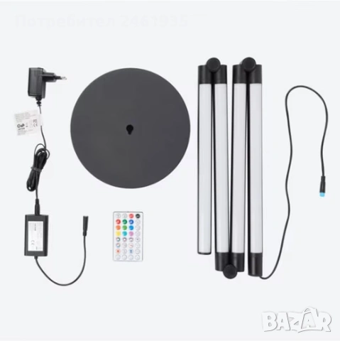 Многоцветна сгъваема лампа, RGB, снимка 3 - Лед осветление - 53099056