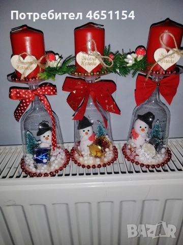 коледни свещници , снимка 6 - Коледни подаръци - 52577763